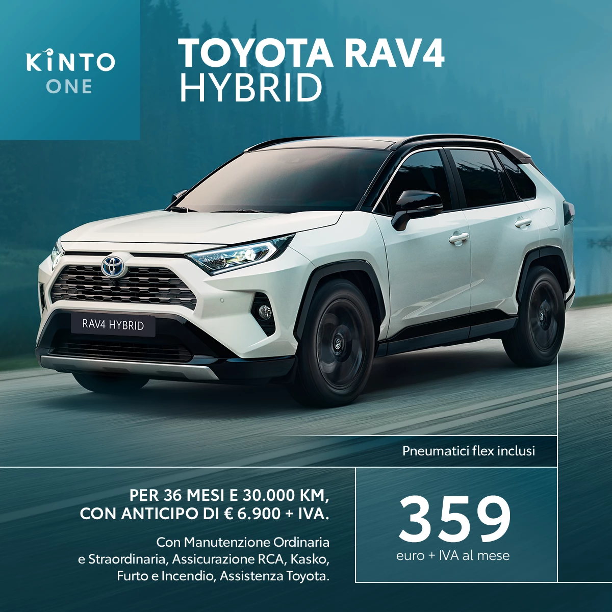 KINTO One OTT Square Rav4 PREZZO