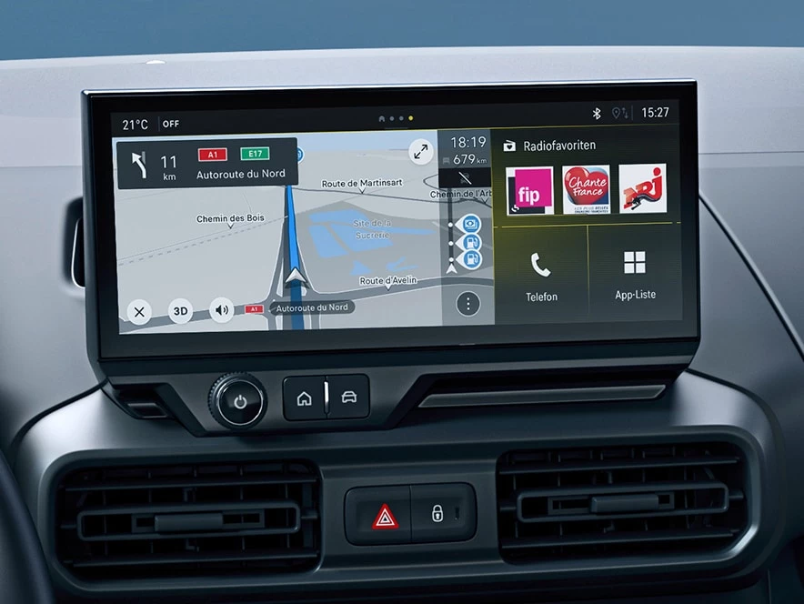 OPEL COMBO LIFE MY2023 BEV Partial Connectility Navigation 4X3 1